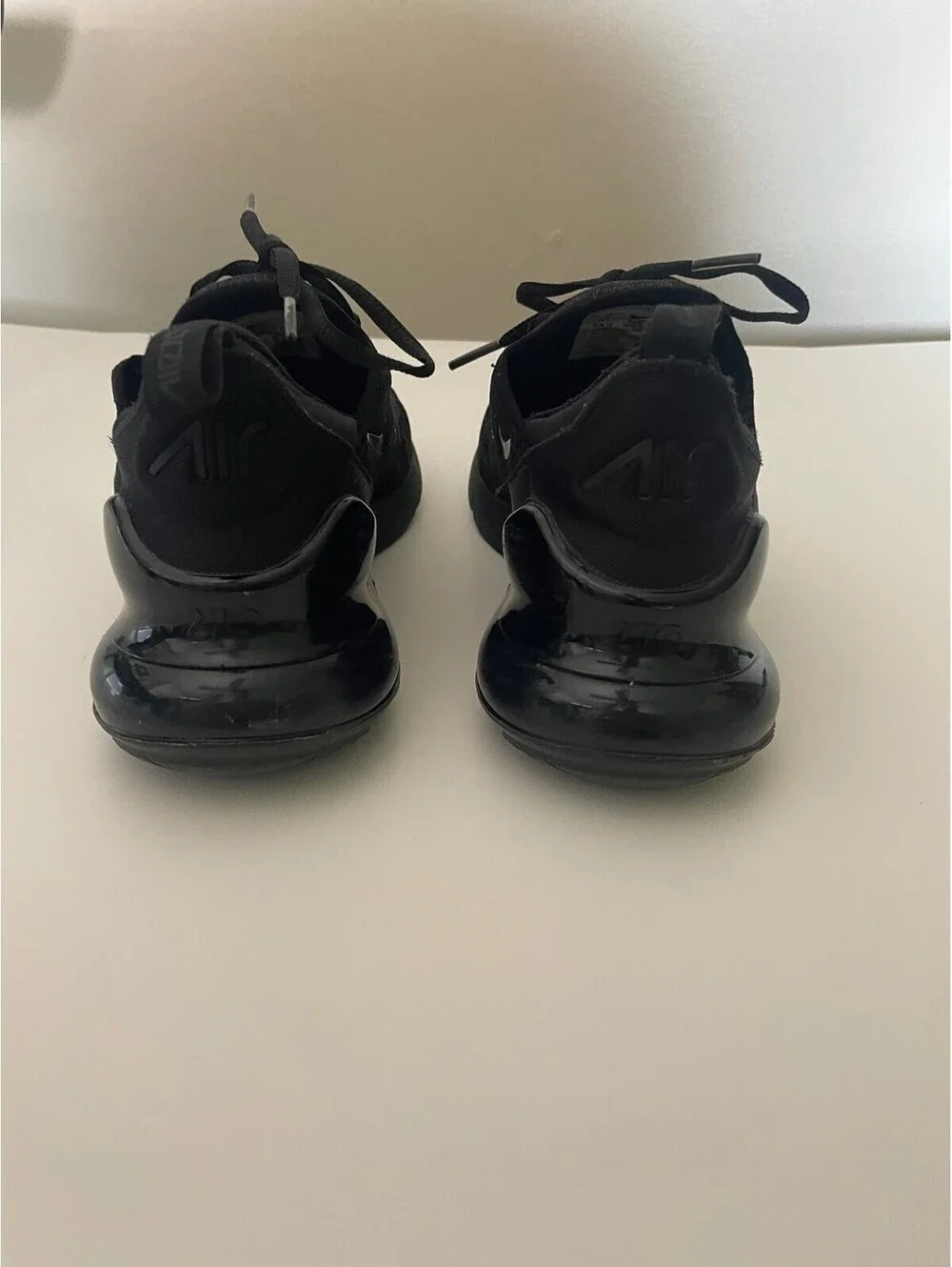 Nike Air Max 270 Triple Black Women's Running Shoes Sneakers AH6789-006 Size 8 - Picture 5 of 8